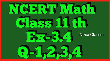 Chapter 3 Exercise 3.4 (Q1,Q2,Q3,Q4) Trigonometric Functions Class 11 Maths NCERT