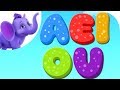 The Vowel Song - Nursery Rhyme with Karaoke