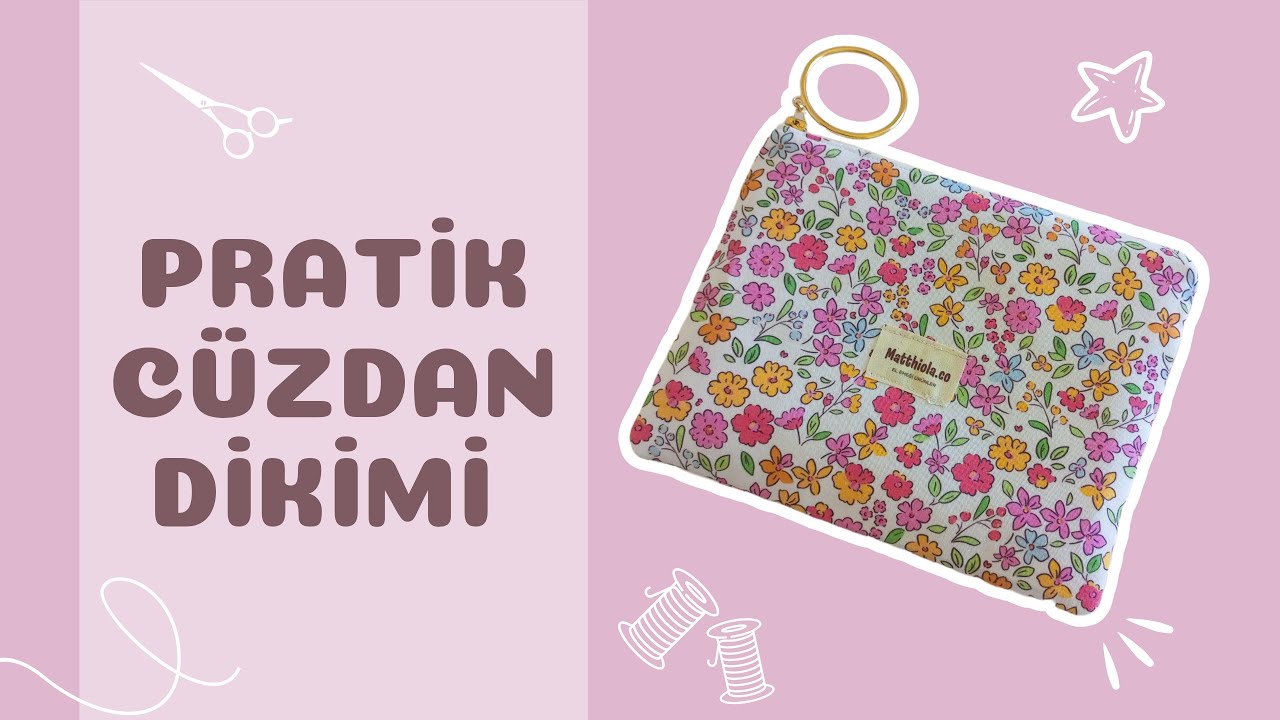 DIY Fermuarlı Kumaş Cüzdan Dikimi | Evden Para Kazanma Fikri