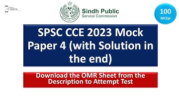 SPSC CCE 2023 Mock Paper 4 by @DigitalDiscite #spsc #cce2023