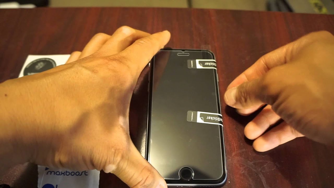 Apple iPhone 6S Glass Screen Protector by Maxboost -- Install & Review