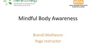 Mindful Body Awareness with Brandi Matheson
