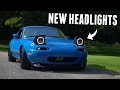 RETURN OF THE POP UPS! - Turbo Miata FINALLY gets new Headlights!