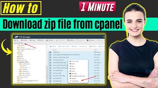 How to download zip file from cpanel 2024