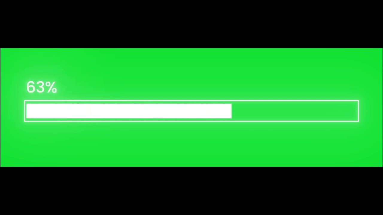 Progress Bar Animation | Green Screen | Free - YouTube