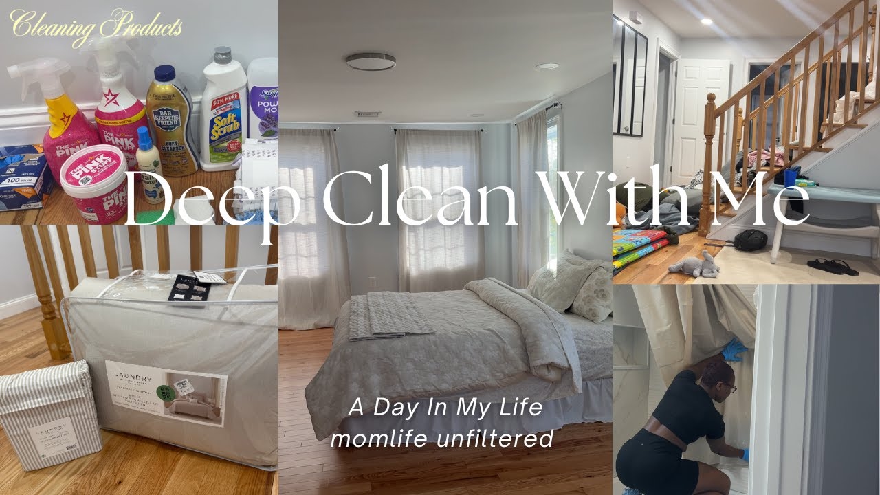 My Life Clean Set A Day in My Life | Deep Clean With Me Mom Life Chaos to Calm 😅 - YouTube
