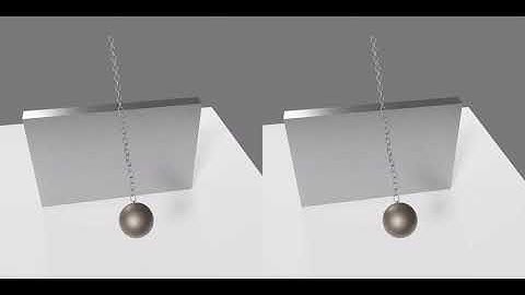 3D Stereoscopic Wrecking Ball (Blender Animation)