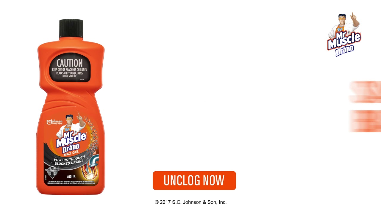 Mr Muscle® Drano - Goodbye Smelly Drains - Short ver.