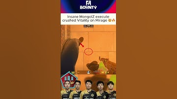 Insane MongolZ execute crushed Vitality on mirage #cs2 #counterstrike #mirage #mongolz #vitality