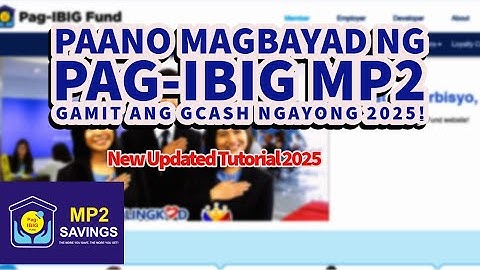 Paano Magbayad ng Pag-IBIG MP2 Gamit ang GCash Ngayong 2025!