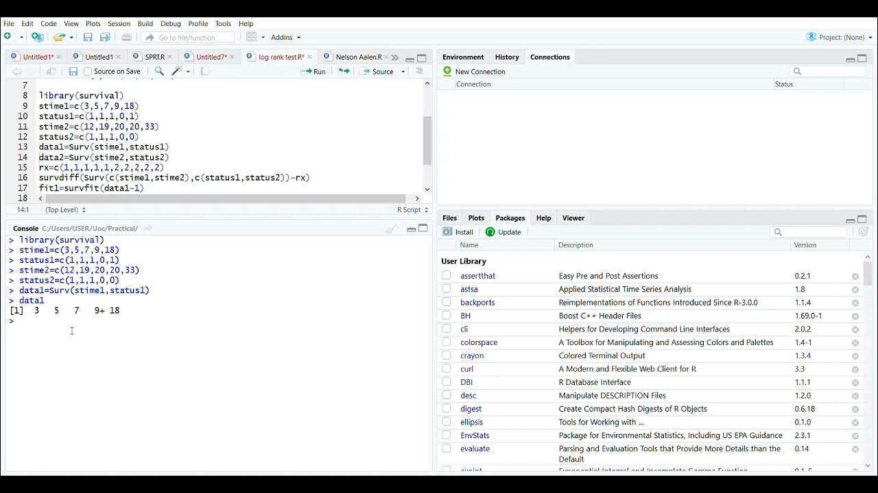 log-rank-test-statistic-using-r-apmsc-youtube