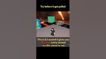 this is a 0.1 sec video it gives you 10 views every second try this sound to see #robloxadoptme