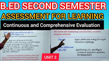 B.ED SECOND SEMESTER | ASSESSMENT FOR LEARNING  | IMPORTANT 10 MARK QUESTIONS