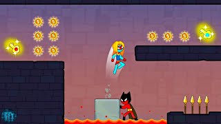 Stickman Red Boy and Blue Girl Gameplay Android / IOS screenshot 2