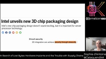 k20 - In Search of Lost Bytes Hardware Implants and Trouble with Supply Chains - Sophia d’Antoine