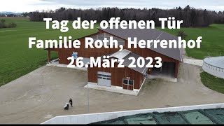 Hightech Kuhstall für 120 Kühe der Familie Roth