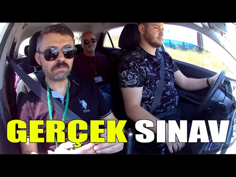 GERÇEK DİREKSİYON SINAVI- TEK SARI HATA İLE GEÇTİ.