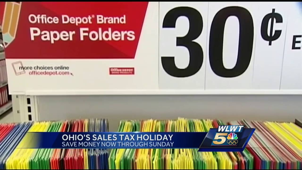 Back to School: Ohio's sales tax holiday weekend underway - YouTube