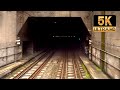 [5K] The oldest railway tunnel in NL: Velsertunnel: Amsterdam - Haarlem - Hoorn SLT 25mei 2021