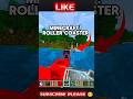 MINECRAFT 🔥 ROLLER COASTER 🎢#minecraft #memes #shorts #ytshorts #tiktok #trending #alizasehar