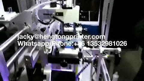 Syringe Single Color Full Auto Screen Printing Machine