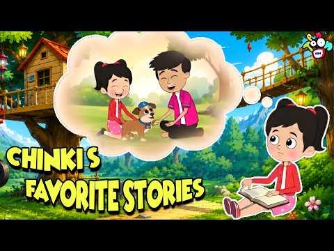 Chinki's Favorite Stories | Funny Stories | English Cartoon | Moral Stories | PunToon Kids