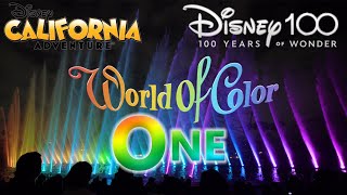 World of Color - ONE [4K] | Disney California Adventure 2023 Show #Disney100
