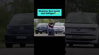 VW Battle: Daniel rechnet aus, welcher Bus bei langen Strecken billiger ist. #carwowdeutschland #vw