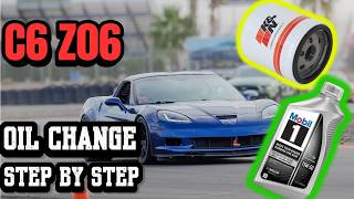 C6 Z06 Oil Change | Step By Step Guide