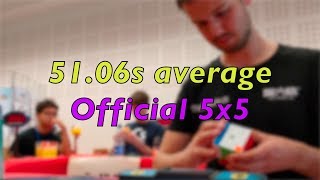 5x5 NR Average: 51.06 seconds - Mats Valk
Done at Elsass Open
Times: (53.48), 51.19, 52.01, 49.97, (49.44)
Cube used: Cubicle Wushuang M! Get yours here: https://thecubicle.us/cubicle-labs-wushuang-p-9407.html
My Facebook page: https://www.facebook.com/Mats.Cubing
Sponsored by QiYi MoFangGe: https://www.facebook.com/mofanggecube
And
TheCubicle: https://www.facebook.com/TheCubicle.us/ 5x5 NR Average: 51.06 seconds - Mats Valk
