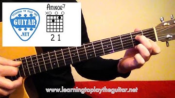 Open String Minor Guitar Chord Variations