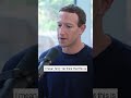 Mark zuckerberg talks about apples vision pro  shorts