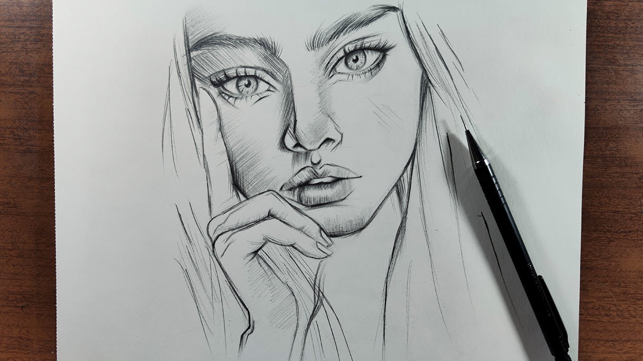 Como dibujar caras de mujer