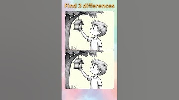 Find 3 Differences – Spot the Difference Challenge – Part № 672 #Shorts #Challenge