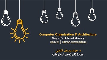 COA | CH 05 | Internal Memory | Part 3 | Error correction