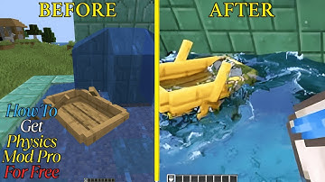 Most Realistic Minecraft 🔥|| How To Install Physics Mod Pro For Free - Minecraft