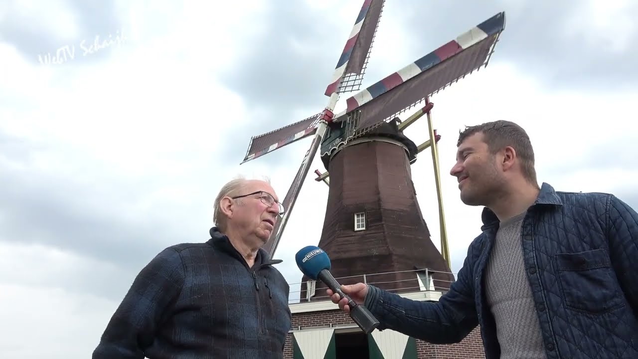 45 jaar heeft het geduurd  dat molen Sint Victor op het Oventje Zeeland Nbr. weer koren maalt.