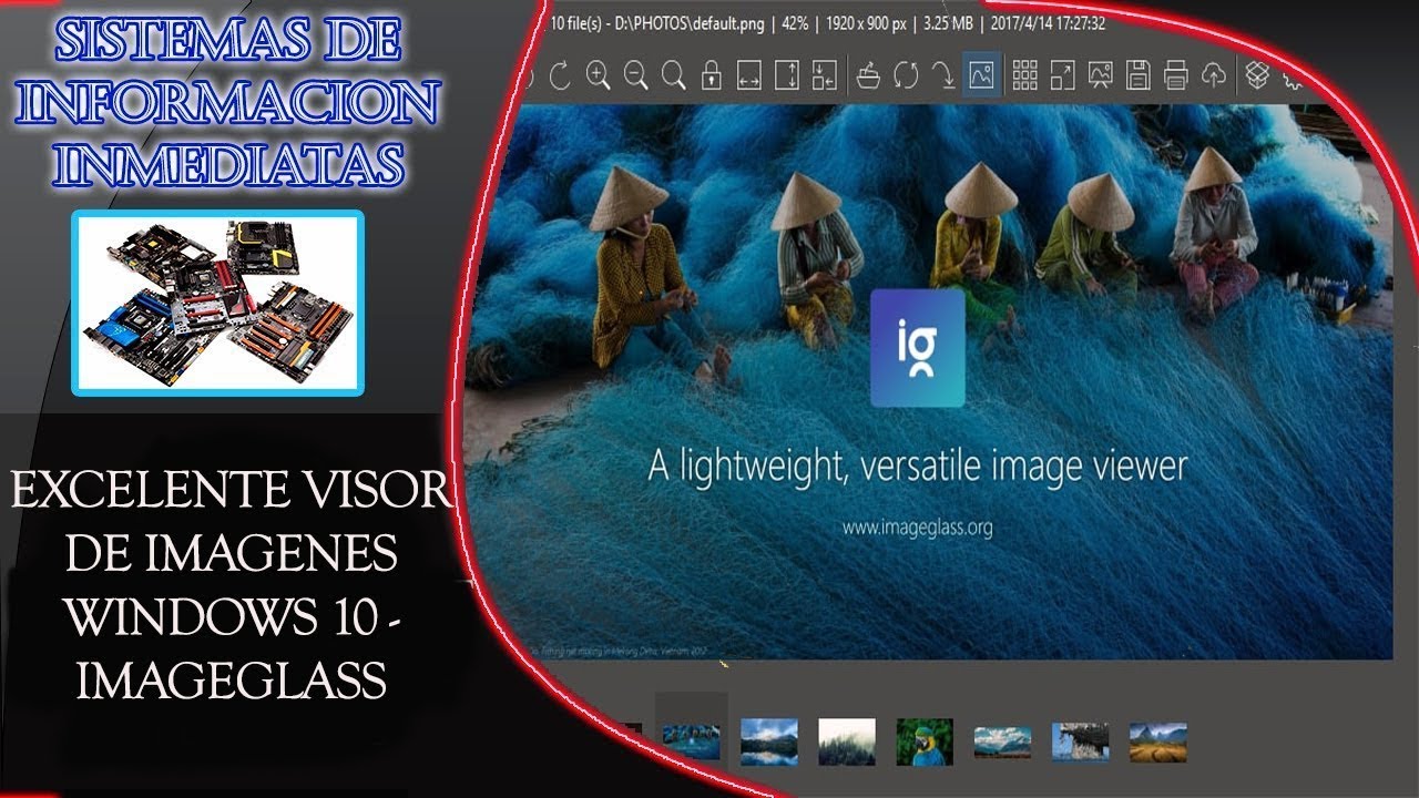 Excelente Visor de Imágenes Windows 10 ImageGlass YouTube