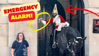 King’s Guard Emergency Call for Help with Bleeding Nose!