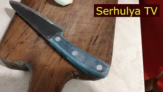 Make a knife. Увлекательный процесс изготовления ножа. SerhulyaTV