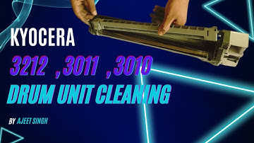 Kyocera 3010, 3011, 3212 Drum unit cleaning