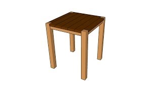 http://www.howtospecialist.com/finishes/furniture/bistro-table-plans/ SUBSCRIBE for a new DIY video almost every day! If you want 