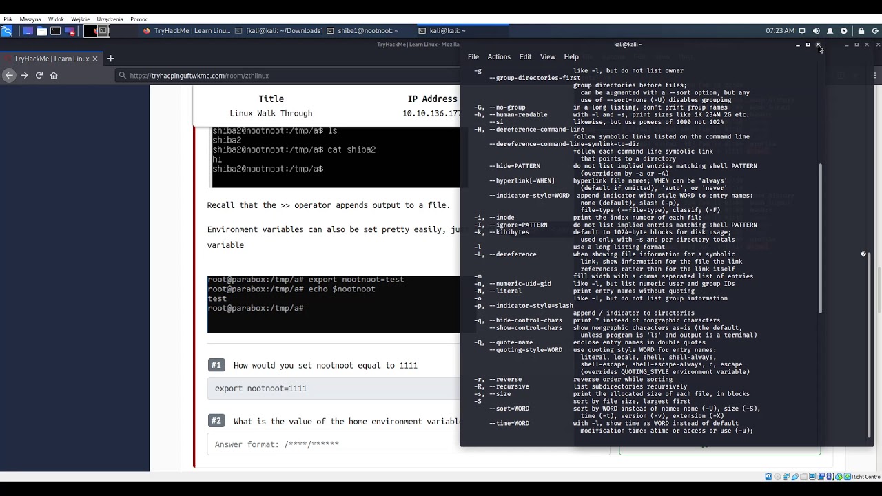 TryHackMe #009 Learn Linux - YouTube