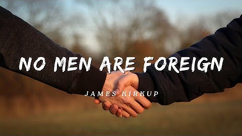 No Men Are Foreign|4th Semester Spectrum|BA English|Calicut University