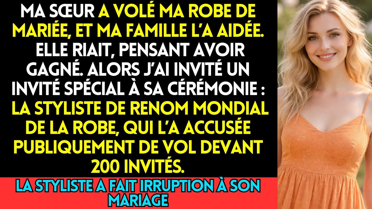 Ma Sœur A Volé Ma Robe De Mariée — Elle S’est Effondrée En Me Voyant Porter Sa Robe De Créateur De R