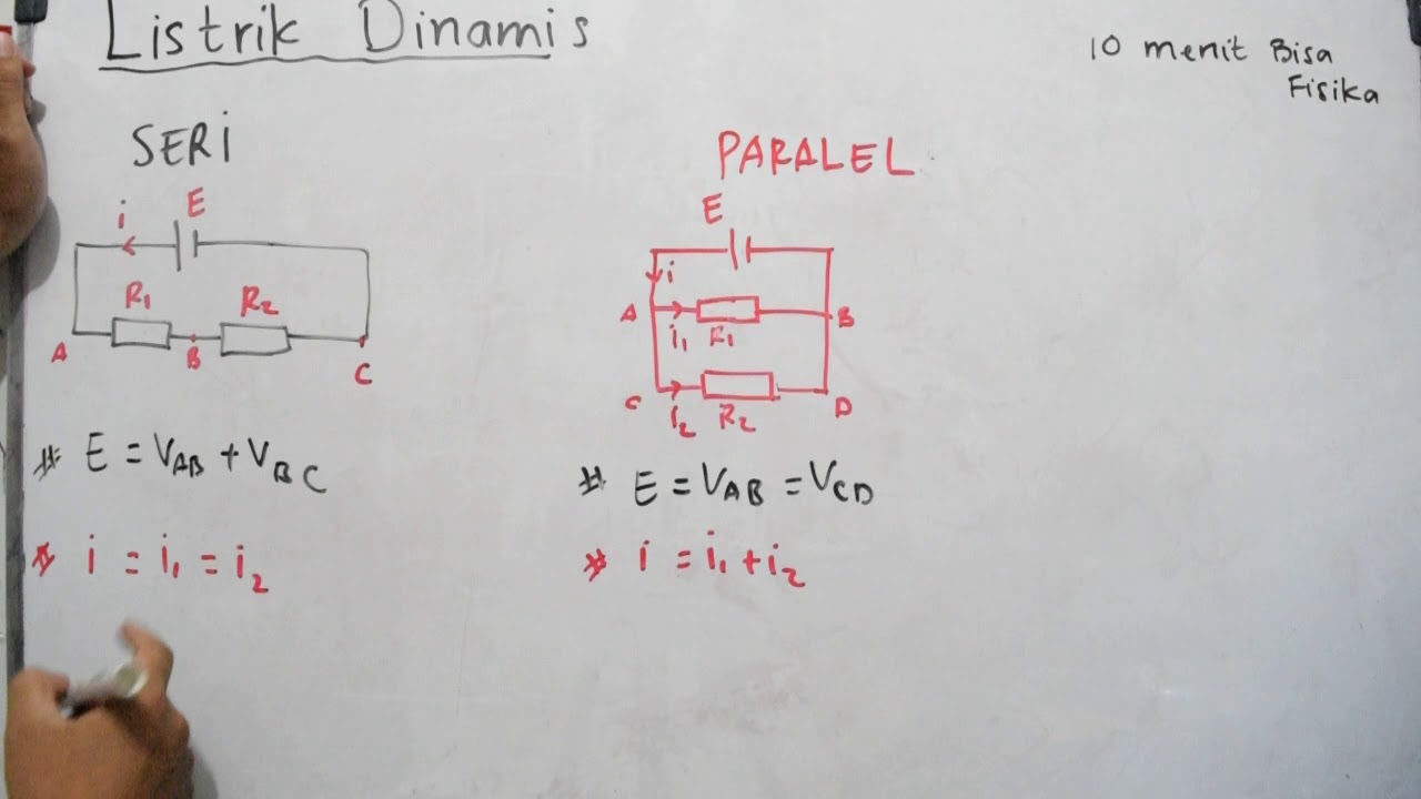 Penurunan Rumus Rangkaian Seri Dan Paralel Resistor Youtube