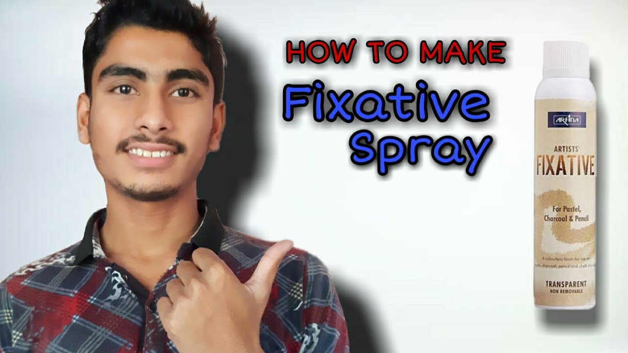 How to make fixative spray at home \\ fixative spray kaise banaye ghar