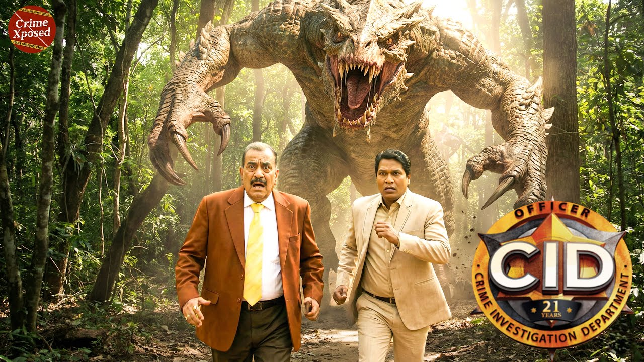 जंगल में CID के पीछे लगा दो टांगो वाला मगरमछ, ACP-अभिजीत के उड़े होश || CID || New Episode 