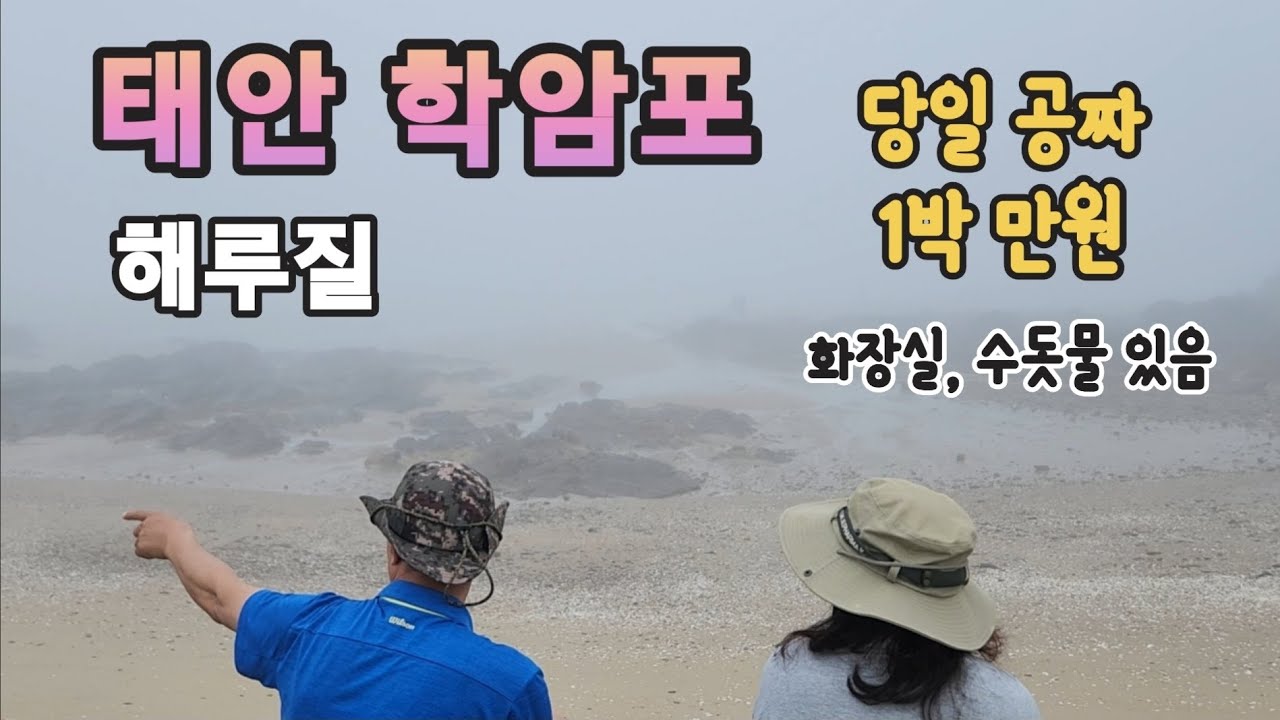 [태안학암포]중년친구부부에게 차박을 추천했더니!!!/차박추천/스텔스차박/태안차박/중년취미/50대부부