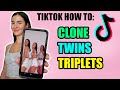 Twin/Triplet/Cloning TikTok Tutorial - EASY
